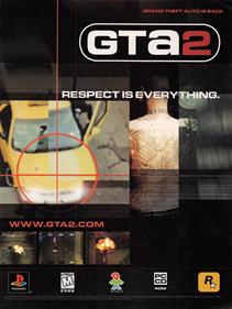 Grand Theft Auto 2 - Advertisement Flyer - Front Image