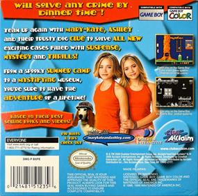 Mary-Kate & Ashley: Get a Clue! - Box - Back Image