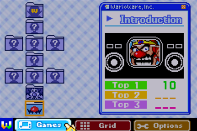WarioWare, Inc.: Mega Microgame$! - Screenshot - Game Select Image