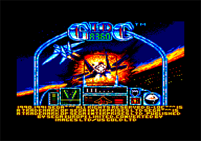 G-Loc R360  - Screenshot - Game Title Image