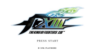 The King of Fighters XIII - Screenshot - Game Title Image