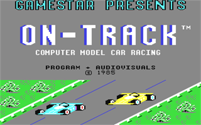 On-Track Computer Model Car Racing - Screenshot - Game Title Image