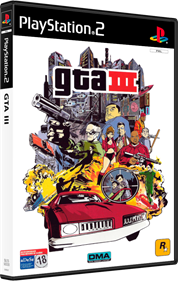 Grand Theft Auto III - Box - 3D Image