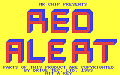 Red Alert - Screenshot - Game Title Image