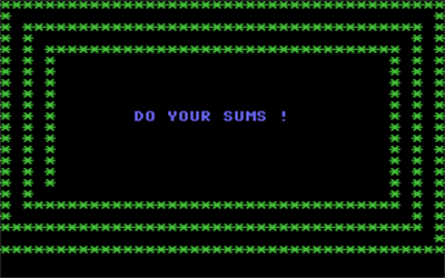 Do Your Sums! - Screenshot - Game Title Image