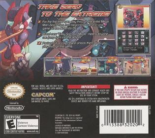 Mega Man Zero Collection - Box - Back Image