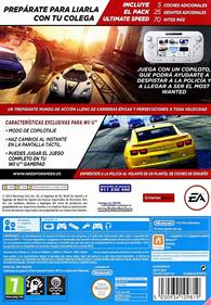 Need for Speed: Most Wanted U - Box - Back Image