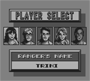 Mighty Morphin Power Rangers - Screenshot - Game Select Image