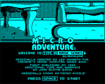 Micro Adventure - Screenshot - Game Select Image