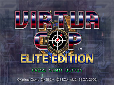 Virtua Cop: Elite Edition - Screenshot - Game Title
