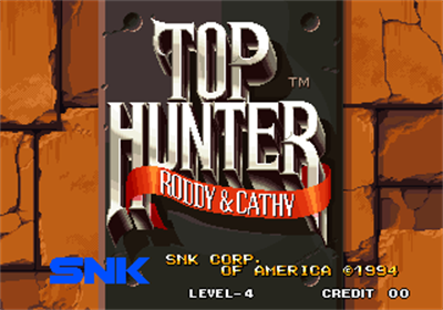 Top Hunter: Roddy & Cathy - Screenshot - Game Title Image