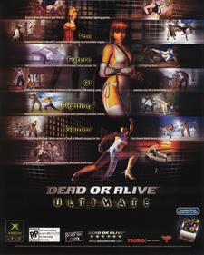 Dead or Alive Ultimate - Advertisement Flyer - Front Image