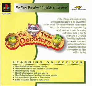 The Three Decoders 1: Riddle of the Ring