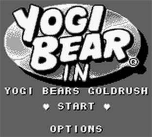 Yogi Bear's Gold Rush - Screenshot - Game Select Image
