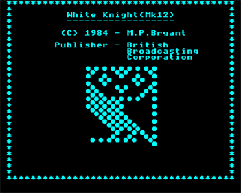 White Knight Mk12 - Screenshot - Game Title Image