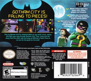 LEGO Batman: The Videogame - Box - Back Image