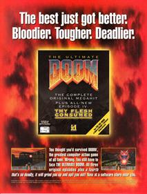 The Ultimate DOOM - Advertisement Flyer - Front Image
