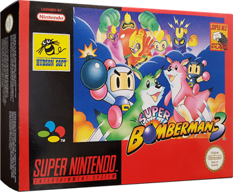 Super Bomberman 3 - Box - 3D Image