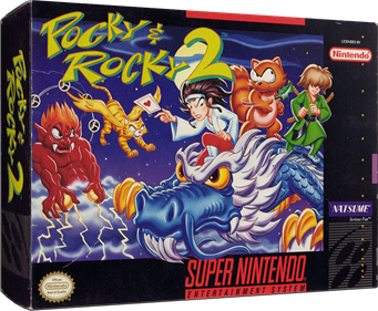 Pocky & Rocky 2 - Box - 3D Image