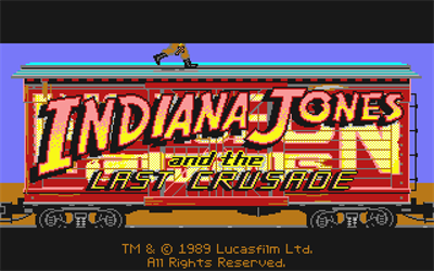 Indiana Jones and the Last Crusade: The Graphic Adventure - Screenshot - Game Title Image