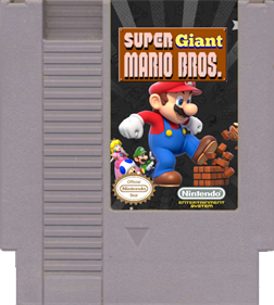 Giant Mario Bros. - Cart - Front Image