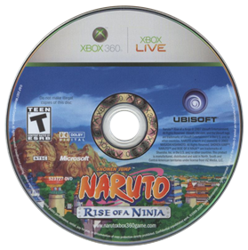 Naruto: Rise of a Ninja - Disc Image