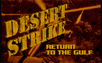 Desert Strike: Return to the Gulf - Screenshot - Game Title Image