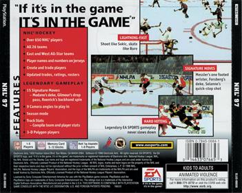 NHL 97 - Box - Back Image