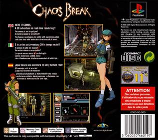 Chaos Break - Box - Back Image