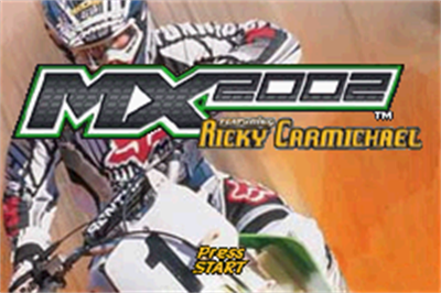 MX 2002 featuring Ricky Carmichael - Screenshot - Game Title Image