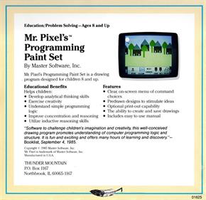 Mr. Pixel's Programming Paint Set - Box - Back Image
