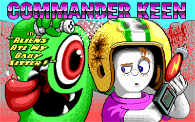 Commander Keen: Aliens Ate My Babysitter! - Screenshot - Game Title Image