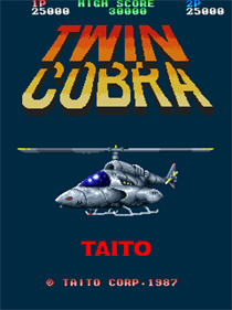 Twin Cobra - Screenshot - Game Title Image