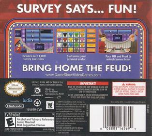 Family Feud: 2010 Edition - Box - Back Image