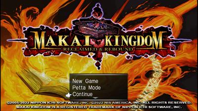 Prinny Presents NIS Classics Volume 2: Makai Kingdom: Reclaimed and Rebound / Z.H.P.: Unlosing Ranger vs. Darkdeath Evilman - Screenshot - Game Title Image