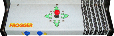 Frogger - Arcade - Control Panel Image