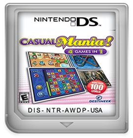 Casual Mania!: 4 Games in 1 - Fanart - Cart - Front Image