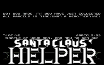 Santa Claus' Helper - Screenshot - Game Over Image