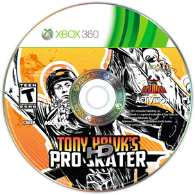 Tony Hawk's Pro Skater HD - Fanart - Disc Image