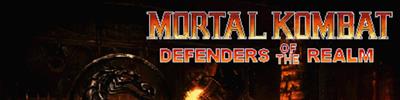 Mortal Kombat: Defenders of the Realm - Banner