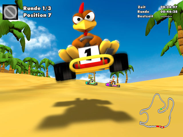 Crazy Chicken Fun Kart 2008 (PS2 Gameplay) 