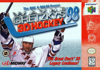 Wayne Gretzky's 3D Hockey '98 - Box - Front Image