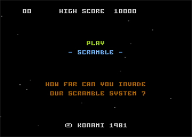 Scramble - Screenshot - Game Title Image