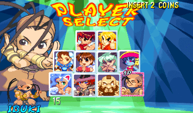 Super Gem Fighter: Mini Mix - Screenshot - Game Select Image