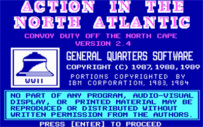 Action in the North Atlantic - Screenshot - Game Title Image