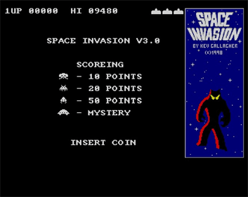 Space Invasion v3.0 - Screenshot - Game Title Image