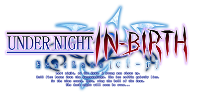 Under Night In-Birth Exe:Late[cl-r] - Clear Logo Image