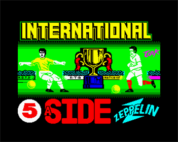 International 5-A-Side - Screenshot - Game Title Image