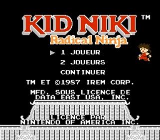 Kid Niki: Radical Ninja - Screenshot - Game Title Image
