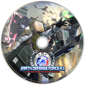 Earth Defense Force 4.1: The Shadow of New Despair - Fanart - Disc Image